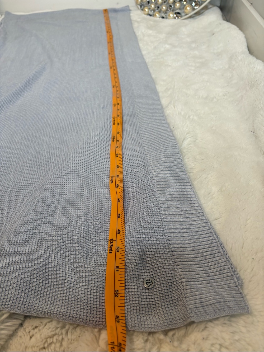 Lululemon Light Heather Grey Forward Flow Cape / Wrap – OS - Picture 9 of 9